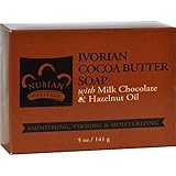 Ivorian Cocoa Butter Soap with Milk Chocolate - 5 oz - Bar by Nubian Heritage