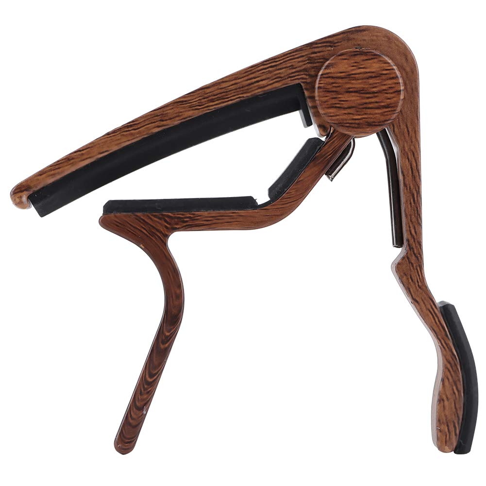 Guitar Capo, Durable Universal Long Service Life Guitar Tuning Clamp, Ukuleles Musical for Acoustic Guitars Electric Guitars(Rosewood)