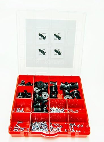 1100 - Hard Line Clamp Shop Builder Kit (kit has 18 x 3/16", 10 x 1/4", 18 x 3/8" and 10 x 1/2" hard line clamps)