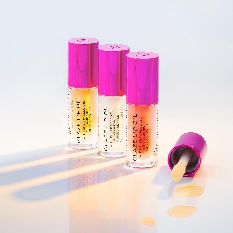 Makeup Revolution, huile à lèvres Glaze, huile à lèvres nourrissante, Getaway Teracotta, 4.6ml