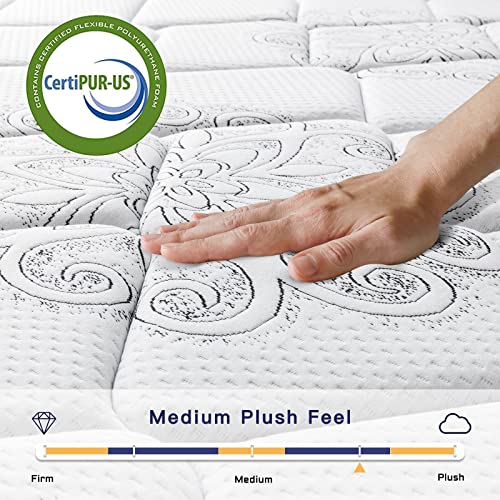 Vesgantti 10 Inch Multilayer Hybrid Queen Mattress Multiple Sizes