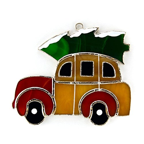 SWITCHABLES Stained Glass Night Light COVER - CHRISTMAS WOODY SW104 - LIGHT FIXTURE SOLD SEPARATELY