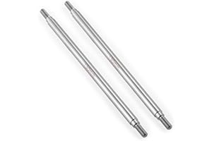 QUPA AM STORE RC Stainless Steel Suspension Links 130mm Chassis Linkages Set for 1/10 Scale Upgrades SCX10 TRX4 RC Crawler Car Accessories