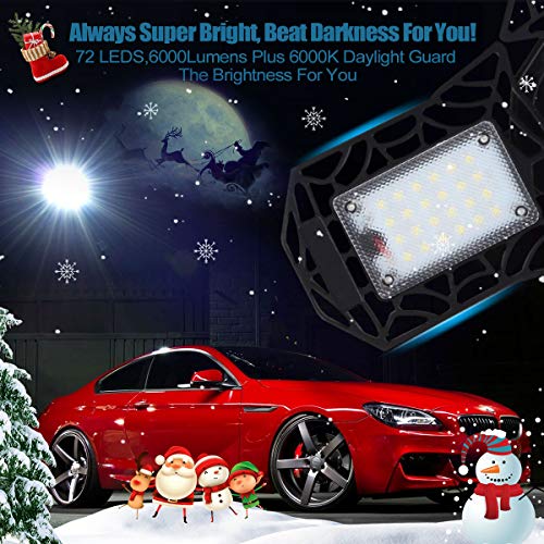 Led Garage Light Motion Sensor 60W Motion Activated Garage Lighting