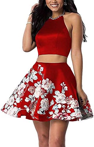 Aurora Bridal Women's Floral Print 2018 Homecoming Dresses Long Formal Prom Party Gown 559