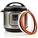 Silicone Sealing Rings For Instant Pot 5 or 6 Quart Models – Premium Silicone Pack of 3. Perfect seal and easy to install. Durable, dishwasher safe, BPA Free and Food-safe.