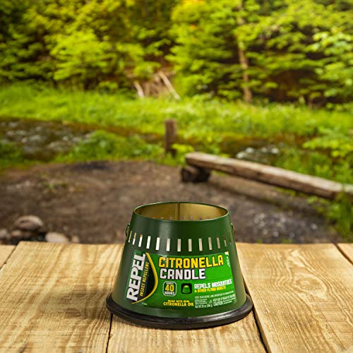Repel Insect Repellent Citronella Candle, Triple Wick, 20Ounce, 6Pack