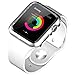 JETech Case with Screen Protector Compatible with Apple Watch SE/Series 6 5 4 44mm, Overall Protective Cover, Built-in Tempered Glass Film High Sensitivity, 2 Pack (Red)