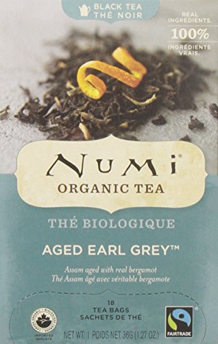 NUMi TEAS Aged Earl Grey Tea, 18 Count