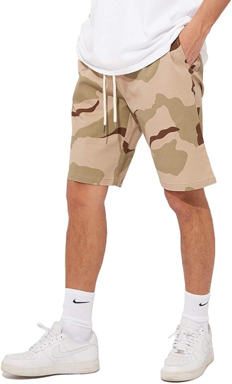 Amazon ハーツパンツ メンズ シェフパンツ 柄パンツ 総柄 バンダナ柄 ペイズリー柄 迷彩柄 カモフラ柄 イージーパンツ ショートパンツ ショーツ 短パン Gracias ｂ カモフラージュ ｌ サイズ ショートパンツ 通販