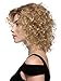 GNIMEGIL Three Color Short Curly Wigs for Black Women Synthetic Hair Brown Ombre to Blonde Afro Kinky Curly Wig Hairstyle Look Same with Human Hair Cosplay Costume Party Wig
