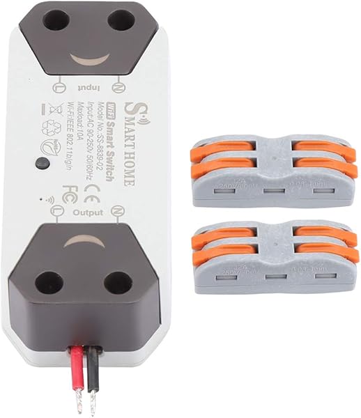 Smart WiFi Interruptor de luz Interruptor remoto Control remoto El temporizador de salida de automatizacin funciona con Alexa