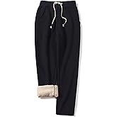 Gihuo Women's Winter Warm Sherpa Lined Sweatpants Fleece Pants