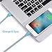 iPhone Charging Cable Novtech iPhone Cord 2 Pack 6FT Lightning Charger Cable Certified Charging Cord for iPhone X 8 7 Plus 6S 6 SE 5S 5C 5 iPad 2 3 4 Mini Air Pro iPod Nano 7 Blue