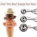 Stainless Steel Mechanical Ice Cream Scoop by Kÿchen (Small)
