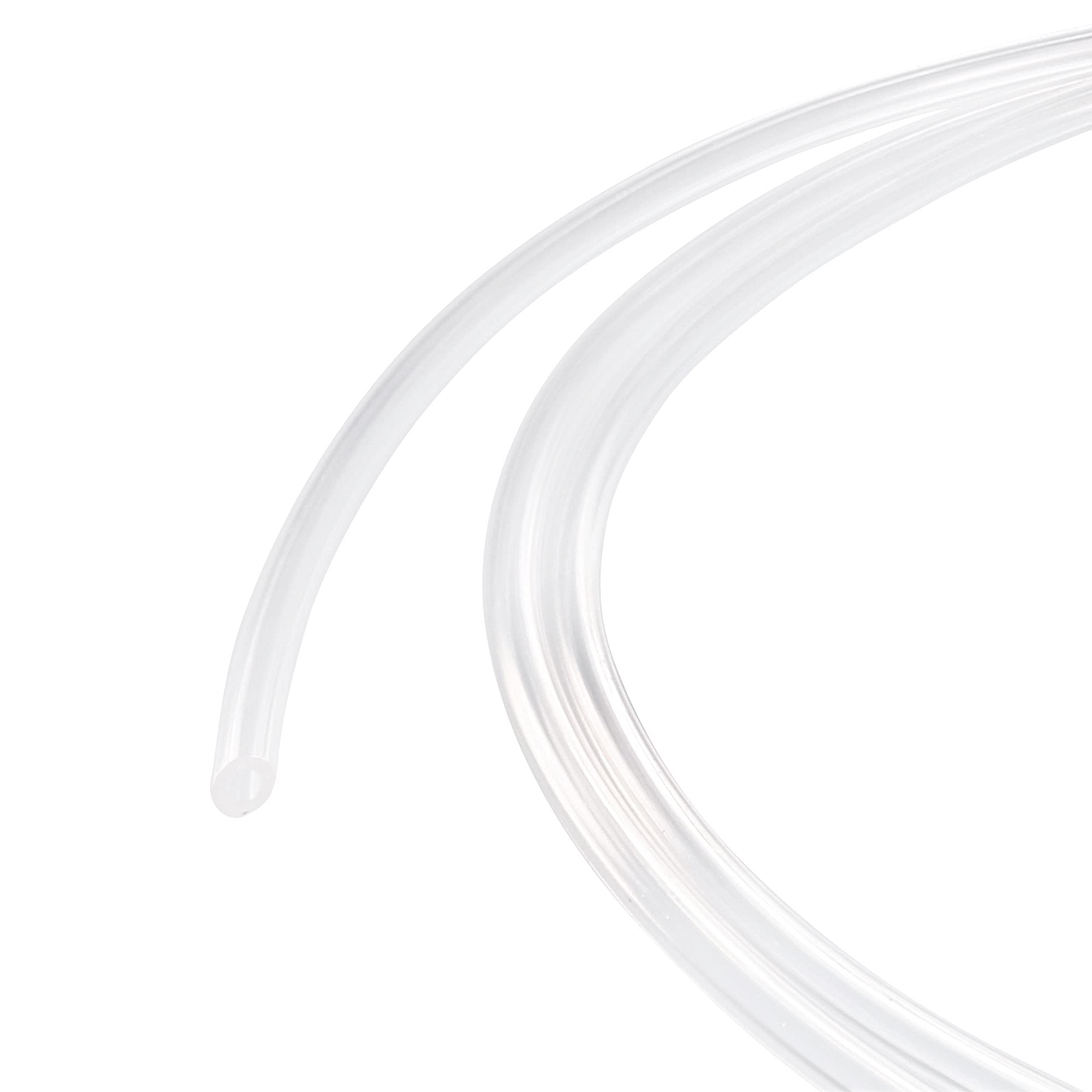 sourcing map PVC Transparent Hose Vinyl Tubing 2mm ID 4mm OD 10ft Flexible Lightweight for Water Tube,Air Tube