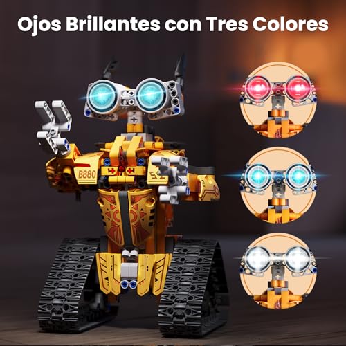 Sillbird Remote Control Robot Building Kit, Gifts for Kids 8-12, Robotic Coding Toys Set for Kids and Teens - 3 in 1 Buildable Model with 468 Pieces