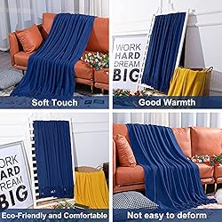 NTBAY Acrylic Knitted Throw Blanket, Lightweight