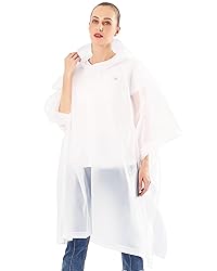 ANTVEE Reusable Rain Ponchos for Adult 2 Pack for