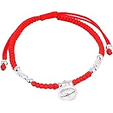 Protection Bracelet for Women and Men Real 925 Sterling Silver Lucky Bell Amulet Red Rope Bracelet Handmade String Adjustable Jewelry Gift