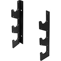 J-Hooks J-Cup For 3x3 Power Rack - Heavy Duty 1500LB Capacity Barbell Holders (Set Of 2)