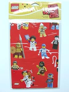 Amazon.com: LEGO Minifigure Wrapping Paper 853240: Toys &amp; Games