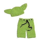 CX-Queen Newborn Infant Baby Photography Prop Crochet Knit Boy Girl Hat Pants Set