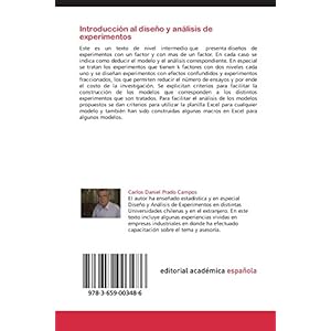 Introducción al diseño y análisis de experimentos: Es un texto práctico para científicos y estudiantes en áreas relacionadas con métodos cuanti