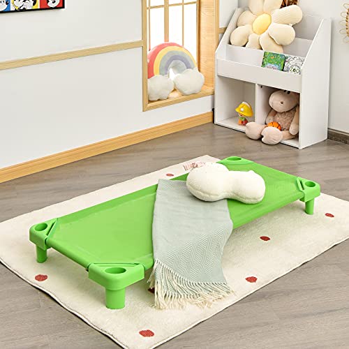 KOTEK Stackable Sleeping Daycare Cots for Kids, Portable Toddler Nap