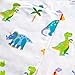 Wildkin 100% Cotton Toddler Sheet Set – Soft & Cozy Bed Sheets - Dinosaur Land