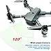 ATTOP XT-1 Foldable Mini RC Drones with HD Camera Live Video FPV Quadcopter Selfie Drone 2.4G 6Axis Gyro with One Key Take Off Altitude Hold (Gray)