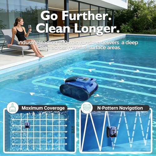 [2026 Release] Automatic Robotic Pool Vacuum for Inground & Above Ground Pools, photo 8