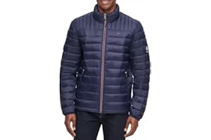 Tommy Hilfiger Adaptive mens Wetlook Lightweight Puffer JacketJacket
