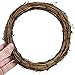 AQUEENLY Grapevine Wreath, 6 PCS Twigs Wreath DIY Vine Wreath Decorations for Front Door Wall Hanging, 7.9 Inches