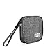 BUBM Carrying Case Storage Bag for Earphones/Charger Cables/USB Plugs and Other Mobile Accessories, Gray