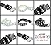 Belle Donne - Women's Quality Triple Row 3 Holes Grommet Belt