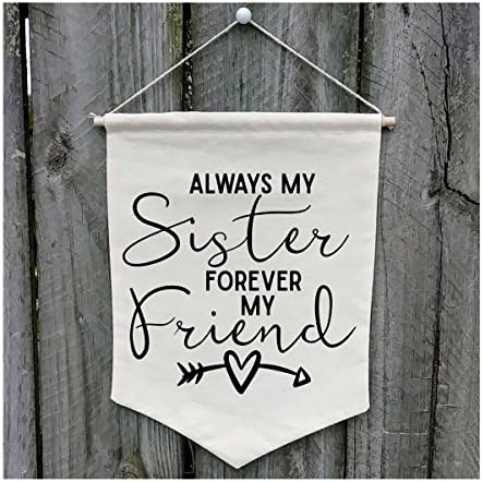 Always My Sister Forever My Friend Wall Banner - Customize