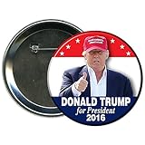 Donald Trump-21 Round 2016 Campaign Button