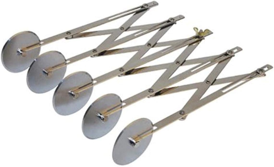 Winco Winware 5 Wheel Adjustable Dough Divider, Aluminum