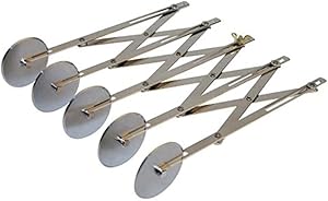 Winco Winware 5 Wheel Adjustable Dough Divider, Aluminum