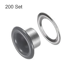 HARFINGTON 200 Set Color Round Grommets 6mm