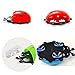 Bestga 2 PCS Cute Cartoon Ladybug and Bee Kids Wall Suction Cup Mount Toothbrush Holder Pencil and Pen Container Box Travel Organizer Plastic Pocket Storage Organizer - Blue/Orange