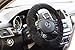 Dr. Sheepskin - Sheepskin Steering Wheel Cover (Black)