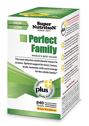 Super Nutrition Perfect Family Easy Swallow Tablets -- 240 Vegetarian Tablets Super Nutrition Perfect Family Easy Swallow Tablets -- 240 Vegetarian Tablets