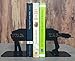 HeavenlyKraft Decorative Metal Bookend Non Skid Book End Book Stopper for Home/Office Decor/Shelves 5.9 X 3.9 X 3.14 Inch Per Piece