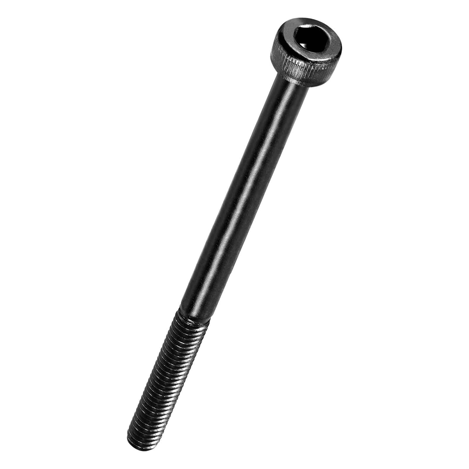 Kozelo 10pcs Socket Head Cap Screws - [M4-0.7 x 60mm] Alloy Steel Black Oxide Grade 12.9 Internal Hex Screw Full Thread for Industrial & Machinery Use, Black