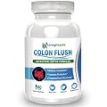 Colon Flush Supplement - Colon Cleanse Detox with Aloe Vera, Psyllium Husk, and Goldenseal - Digestive System Cleanse Pills for Weight Loss, Constipation Relief, and Increased Metabolism - 60 Count