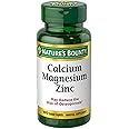 Nature's Bounty Calcium Magnesium Zinc, 100 Count, Pack of 6