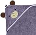 Premium Hooded Baby Towel, 100% Organic Bamboo, Free Baby Bib or Gloves, Baby Shower Gift, 35x35