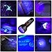 51 LED UV Flashlight Pet Urine Stain Detector 2 Pack - Morpilot Upgrade Best 395nm Ultraviolet Blacklight for Detect Bed Bug Dog Urine Stain Scorpion